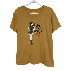 Wrangler “Long Live Cowgirls” Short Sleeve Tee Women’s Large